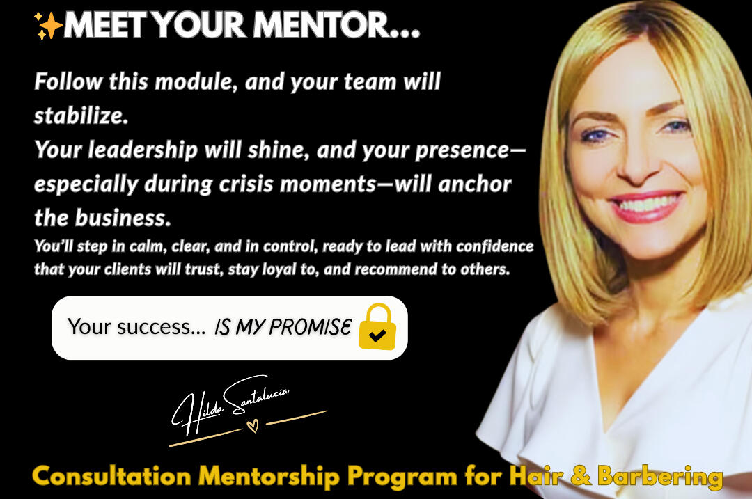 Receptionist calmly handling client calls after staff walkout — part of the 24-Hour Team Crisis Plan for salons and barbershops to protect revenue, client trust, and appointment continuity.